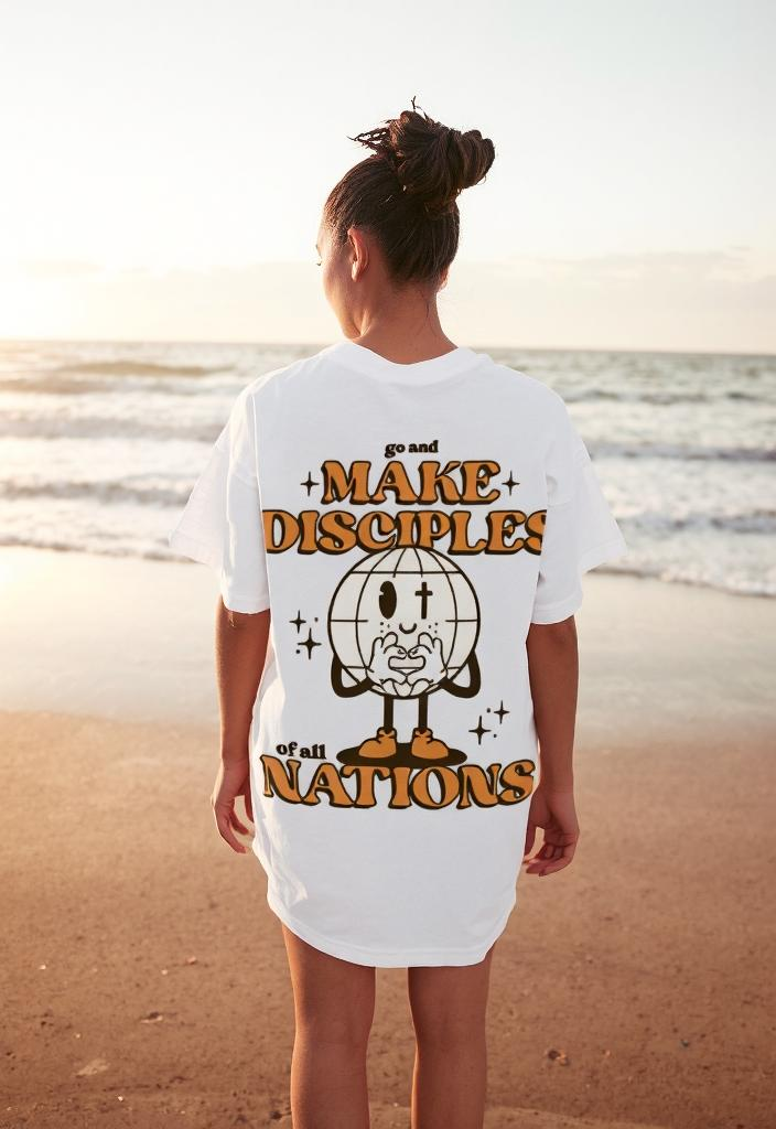 "Go Make Disciples Of All Nations Matthew 28:19" Unisex Tee