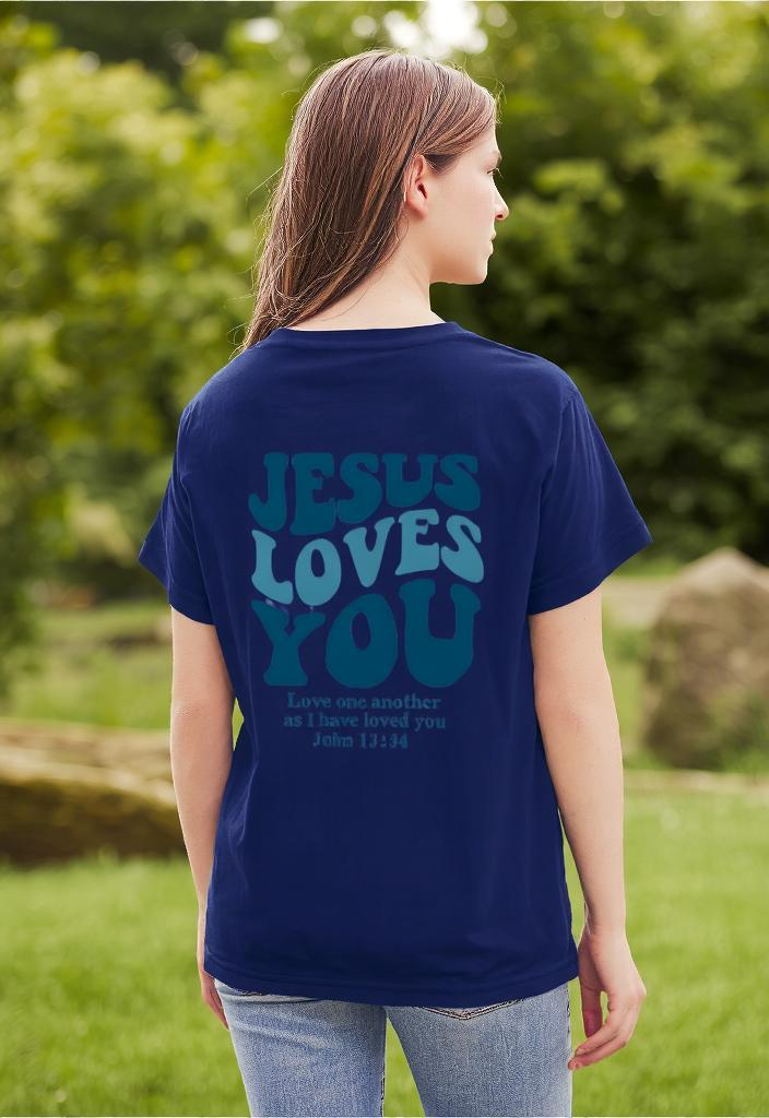 "Jesus Loves You John 13: 34" Unisex Tee