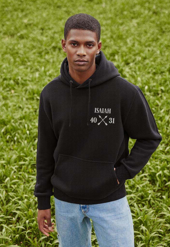 "Those Who Hope In The Lord Isaiah 40:31" Unisex Hoodie