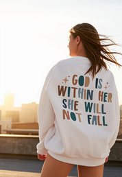"God Is Within Her She Will Not Fall Pslams 46:5" Unisex Crewneck