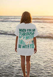 "When You Go Through Deep Waters Isaiah 43:2" Unisex Tee