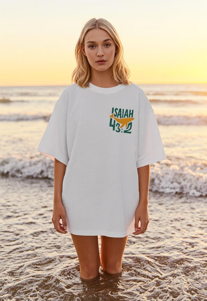 "When You Go Through Deep Waters Isaiah 43:2" Unisex Tee