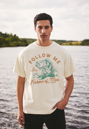 "Follow Me And I Will Make You Fishers Of Men Matthew 4:19" Unisex Tee