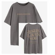 "Jesus Loves You 1 John 4:19" Unisex Tee