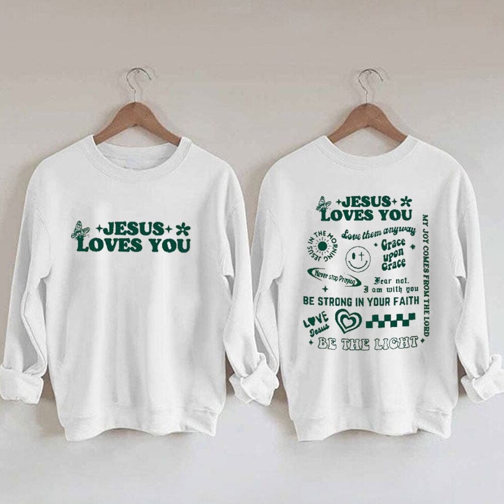 "Jesus Loves You" Unisex Crewneck