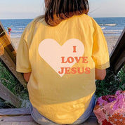 "I Love Jesus" Unisex Tee