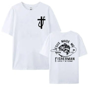"Jesus Made Me A Fisherman Mark 1:17" Unisex Tee