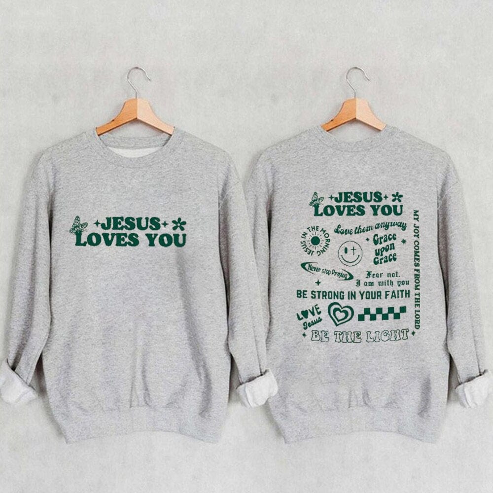 "Jesus Loves You" Unisex Crewneck