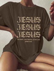 "Jesus Jesus Jesus John 14:16" Unisex Tee