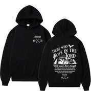 "Those Who Hope In The Lord Isaiah 40:31" Unisex Hoodie