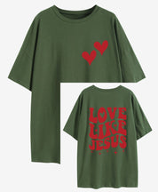 "Love Like Jesus" Unisex Heart Tee