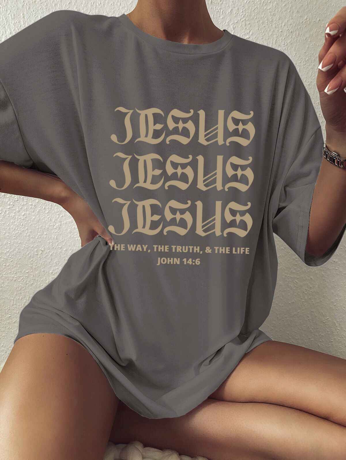 "Jesus Jesus Jesus John 14:16" Unisex Tee