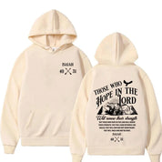 "Those Who Hope In The Lord Isaiah 40:31" Unisex Hoodie