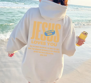 "Jesus Loves You; Yeah He Does John 3:16" Unisex Hoodie