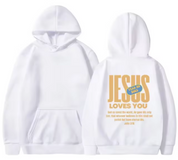 "Jesus Loves You; Yeah He Does John 3:16" Unisex Hoodie