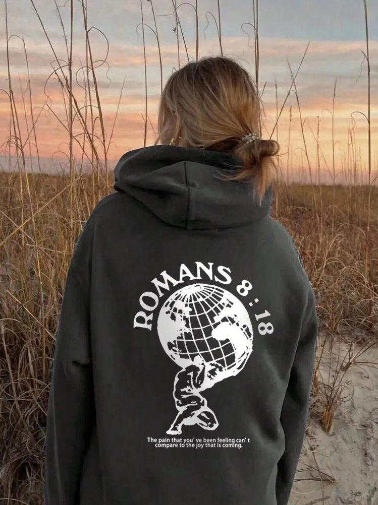 "For His Glory Romans 8:18" Unisex Hoodie