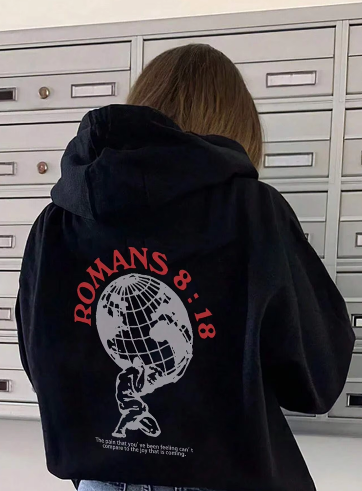 "For His Glory Romans 8:18" Unisex Hoodie