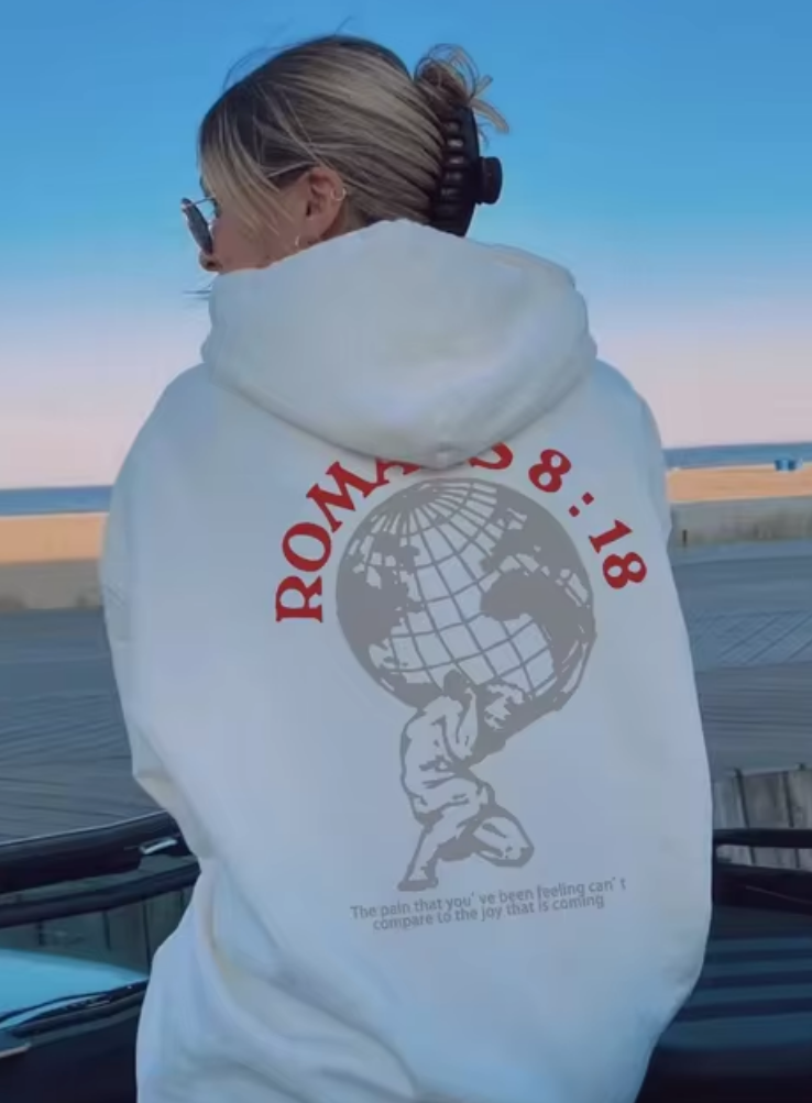 "For His Glory Romans 8:18" Unisex Hoodie