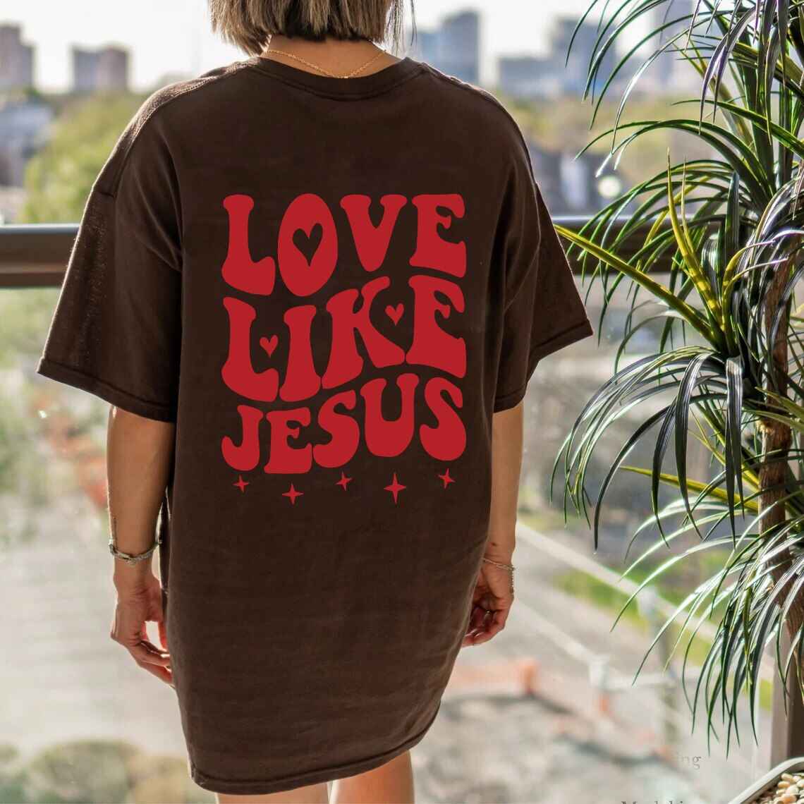 "Love Like Jesus" Unisex Heart Tee