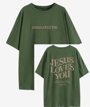 "Jesus Loves You 1 John 4:19" Unisex Tee