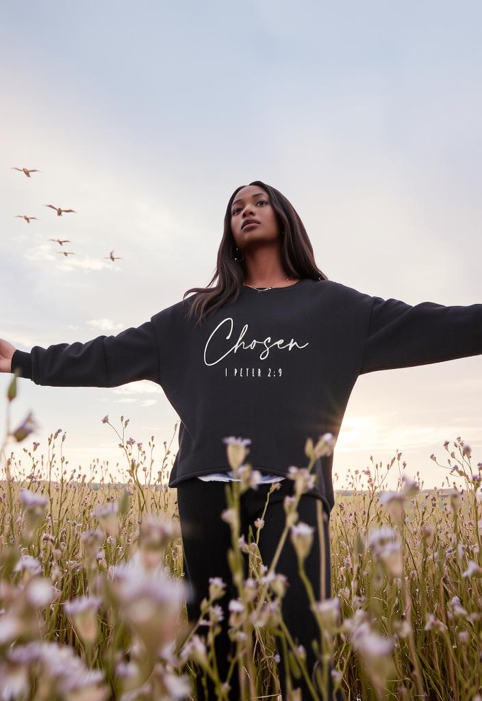 "Chosen 1 Peter 2:9" Unisex Crewneck