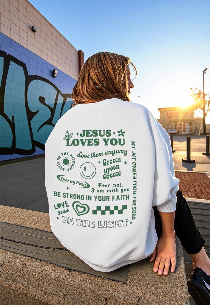 "Jesus Loves You" Unisex Crewneck