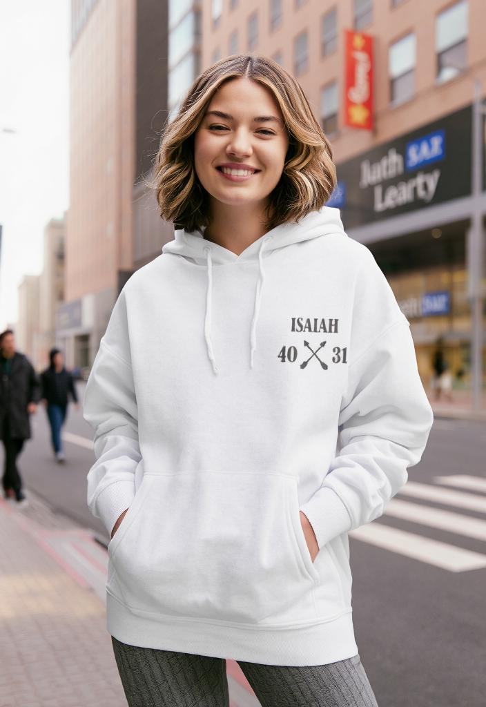 "Those Who Hope In The Lord Isaiah 40:31" Unisex Hoodie
