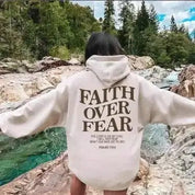 "Faith Over Fear Pslams 118:6" Unisex Hoodie