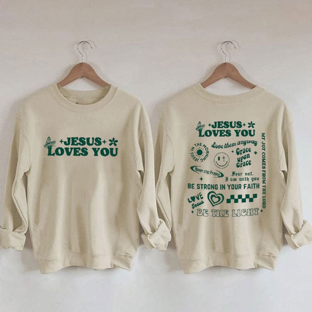 "Jesus Loves You" Unisex Crewneck