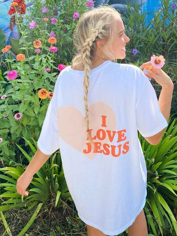 "I Love Jesus" Unisex Tee