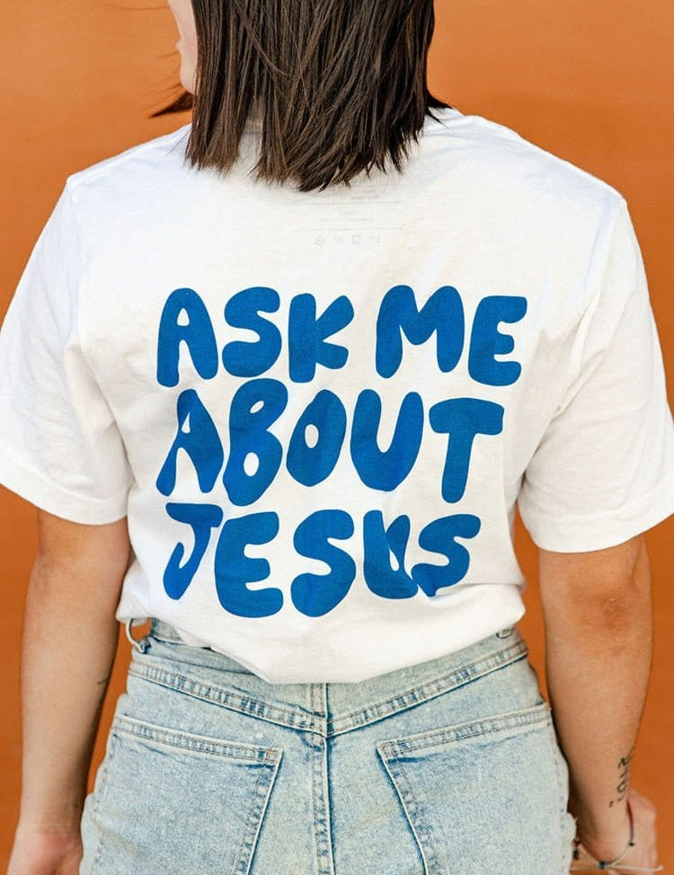 "Ask Me About Jesus" Unisex Tee - 0 - Believers Brigade