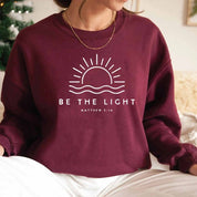 "Be The Light Mathew 5:14" Unisex Crewneck - 0 - Believers Brigade