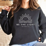 "Be The Light Mathew 5:14" Unisex Crewneck - 0 - Believers Brigade