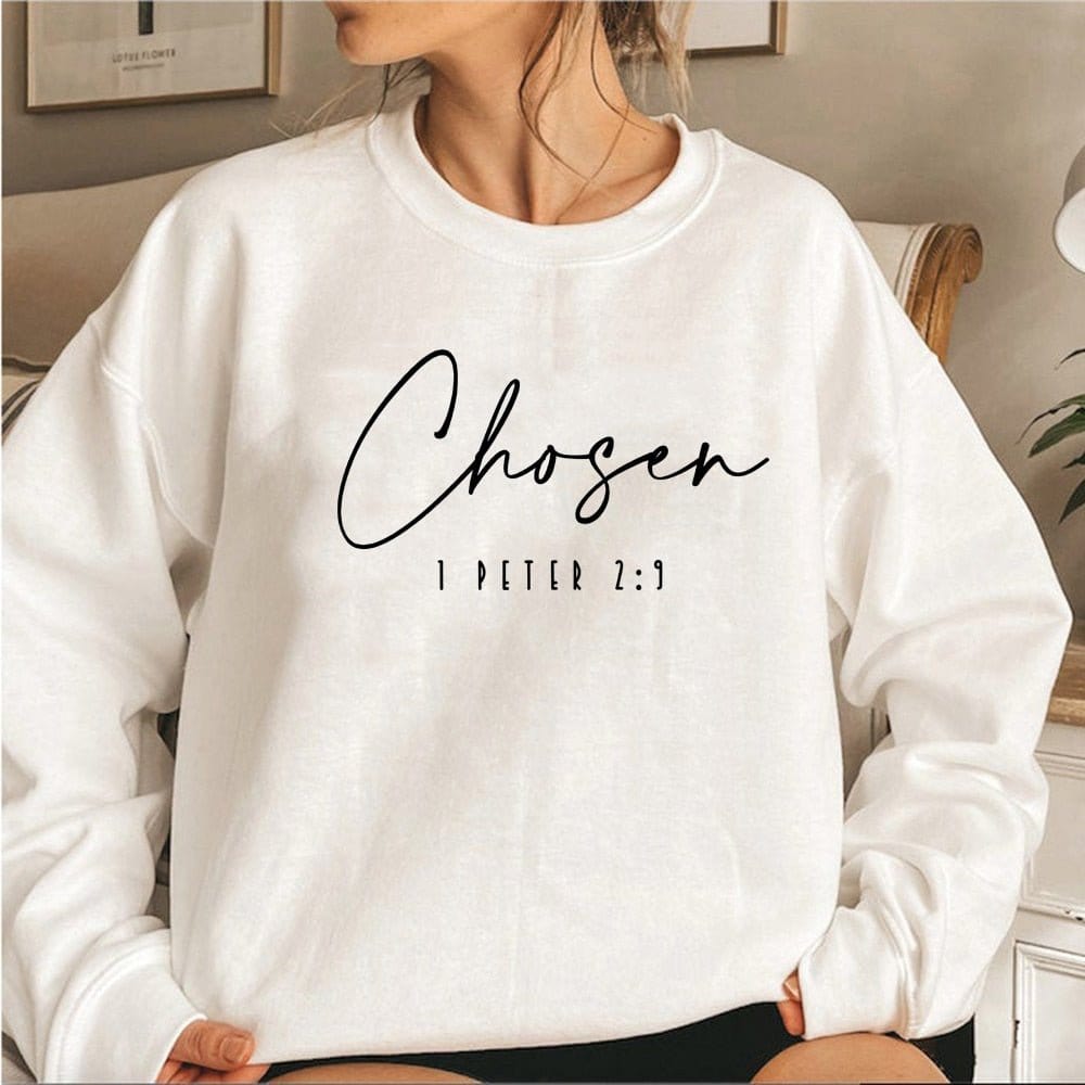 "Chosen 1 Peter 2:9" Unisex Crewneck - 0 - Believers Brigade