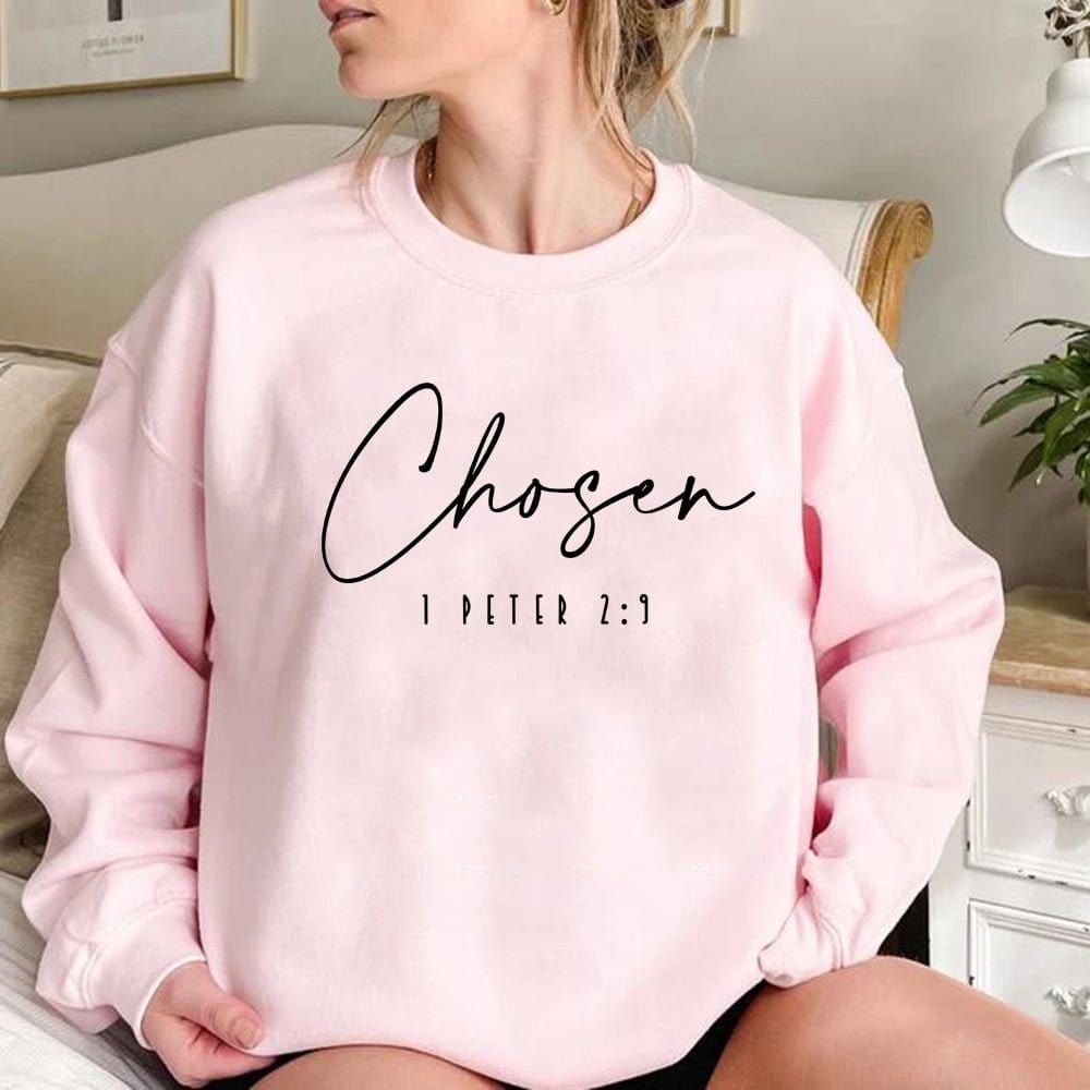"Chosen 1 Peter 2:9" Unisex Crewneck - 0 - Believers Brigade
