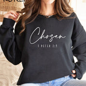 "Chosen 1 Peter 2:9" Unisex Crewneck - 0 - Believers Brigade