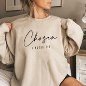 "Chosen 1 Peter 2:9" Unisex Crewneck - 0 - Believers Brigade