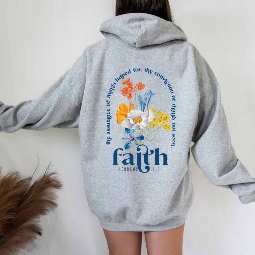 "Faith Hebrews 11:1" Unisex Hoodie - 0 - Believers Brigade
