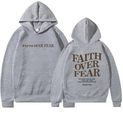 "Faith Over Fear Pslams 118:6" Unisex Hoodie - 0 - Believers Brigade