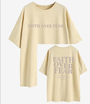 "Faith Over Fear Pslams 118:6" Unisex Tee - 0 - Believers Brigade