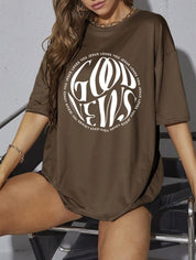 "Good News Jesus Loves You" Unisex Circle Tee - 0 - Believers Brigade