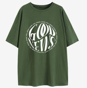 "Good News Jesus Loves You" Unisex Circle Tee - 0 - Believers Brigade